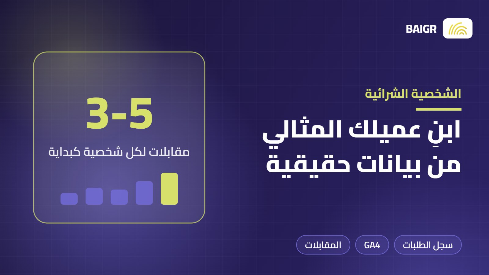 الشخصية الشرائية: كيف تبنيها من بيانات حقيقية