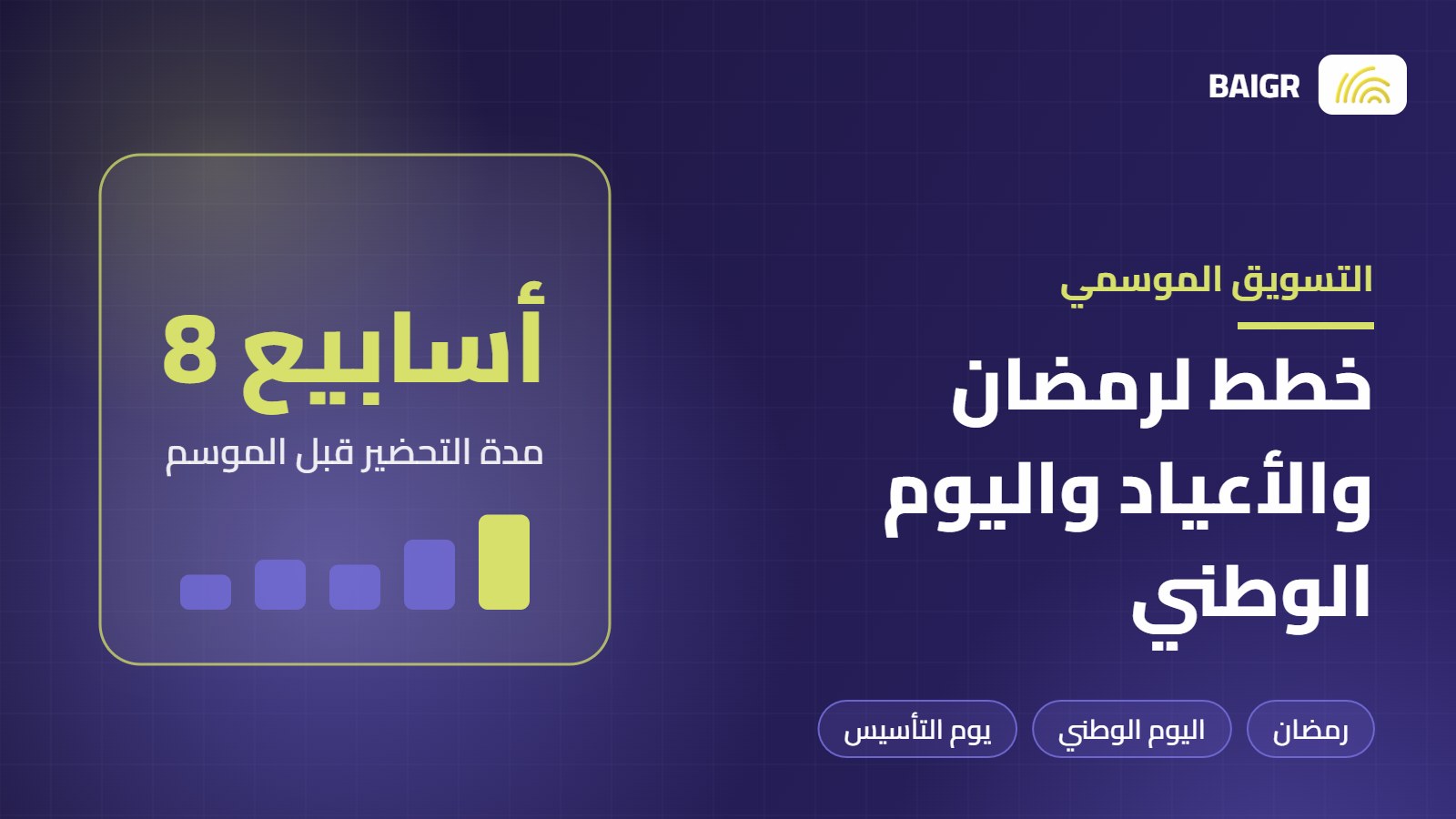 التسويق الموسمي في الخليج: رمضان والأعياد واليوم الوطني