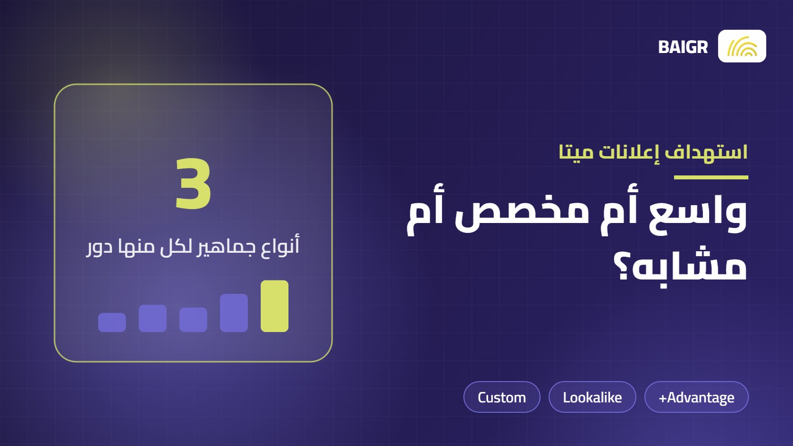 الاستهداف في إعلانات ميتا: واسع أم مخصص أم مشابه؟